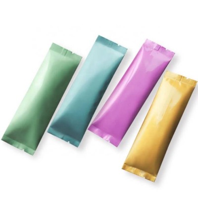 In Stock And Custom Aluminum Foil Stick Individual Packet Milk Tea Coffee Powder Sugar Bag Mini-strip Pouches Bags Sachets