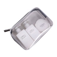 Transparent Waterproof Large-capacity Portable Travel Multi-function Washing Storage Plastic Zipper Pvc Cosmetic Bag