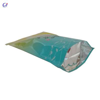 Customized quality aluminum foil whey protein isolate powder milk packaging bag with airtight zipper